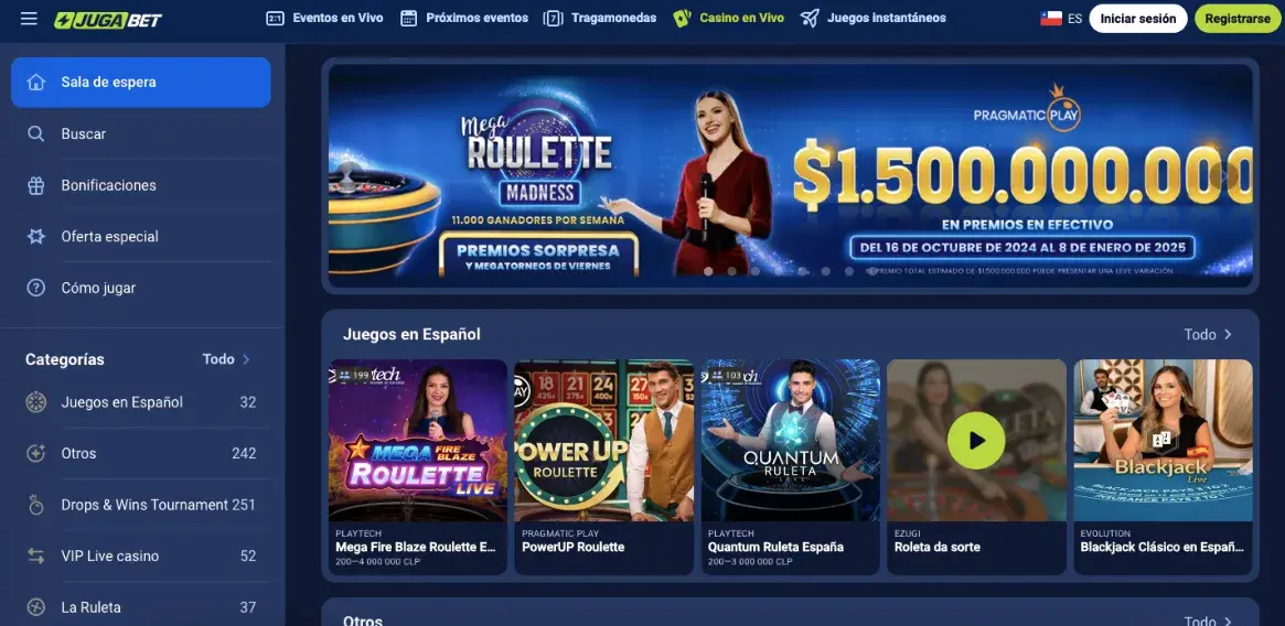 JugaBet Casino – Juegos, promociones y funciones de la plataforma image 3