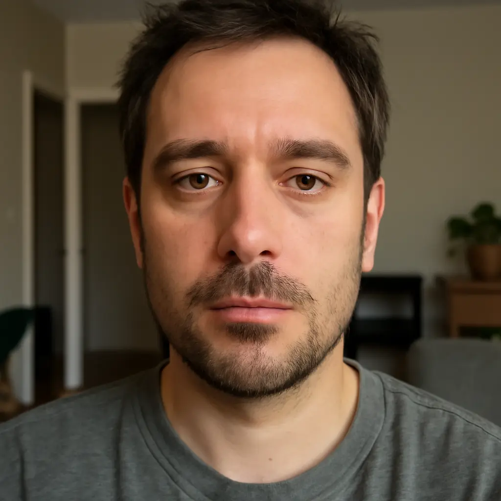AI-generated fictional portrait